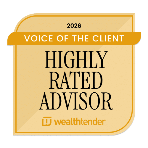 2026 Wealthtender VoC Highly Rated Advisor Award Logo