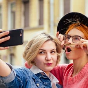 2 women taking selfie representing Estate Planning
