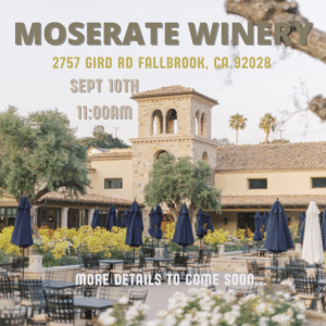 Moserate Winery September 10th @ 11am
